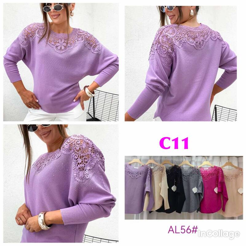 Bluzki damskie Roz L-3XL, Mix Kolor .Paczka 10 szt